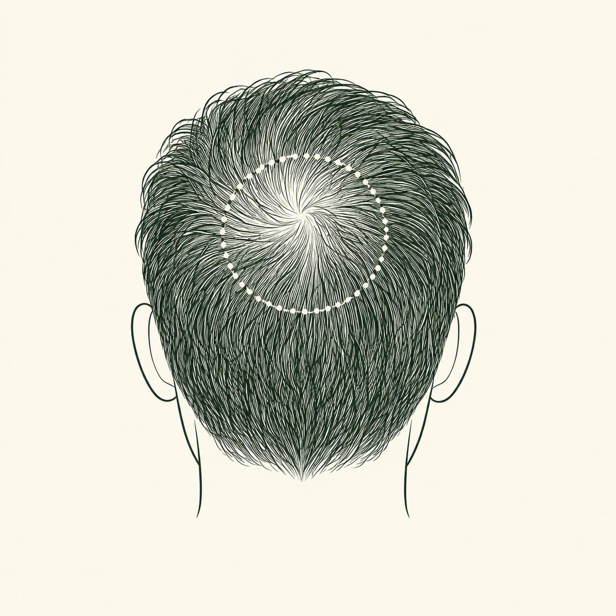 Guided crown scan outline